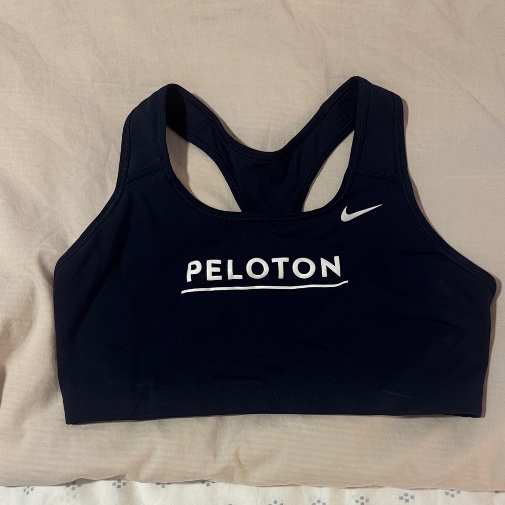 Nike Women's Navy Sports Bra by Peloton brand new